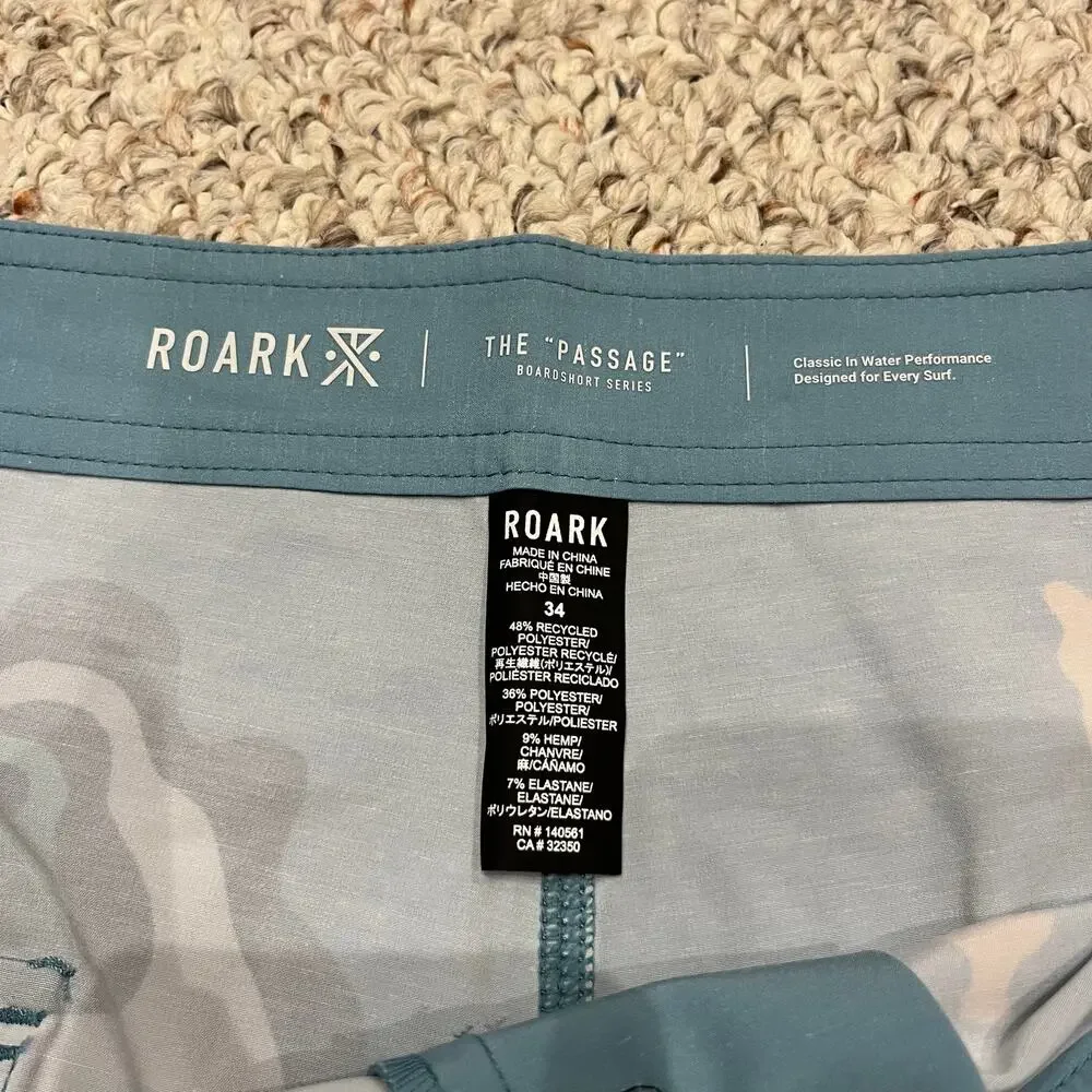 NWT Roark Agave Blue Passage 18